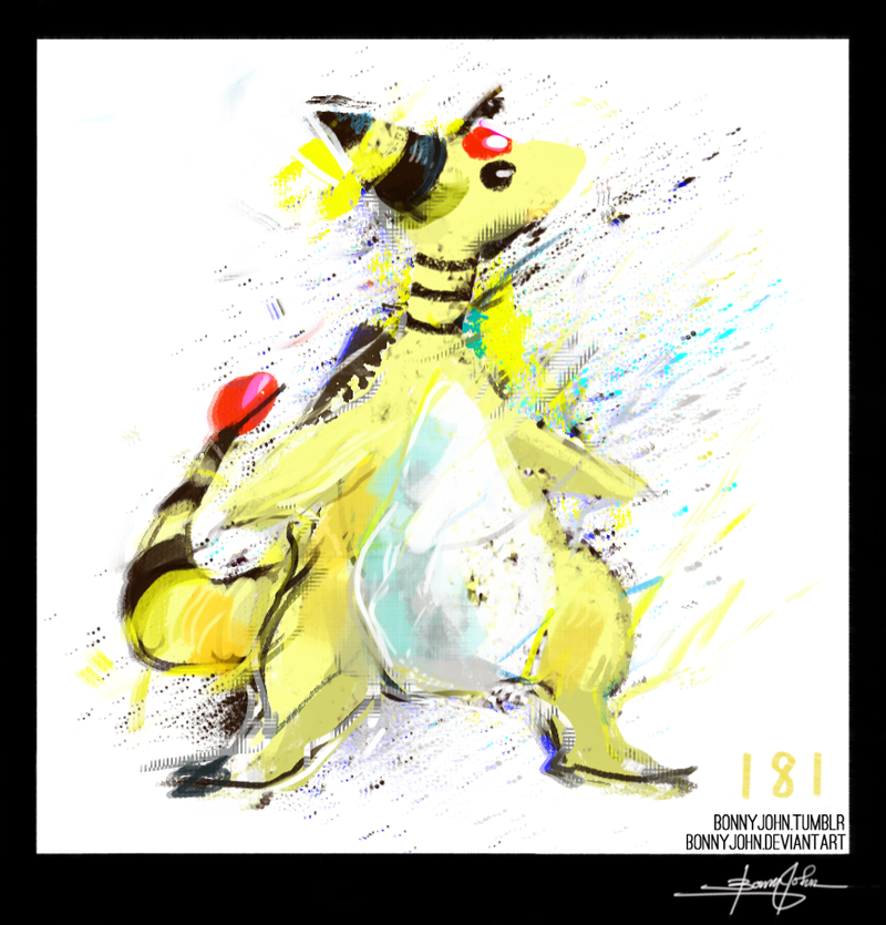 Illustration for article titled Amplified Ampharos! Pokemon One a Day, Series 2!
